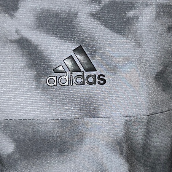 Adidas Gray with Black Long Sleeve Quarter Zip Pullover - Picture 4 of 9